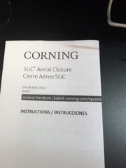 Corning Optical 80611622616 SLIC 5.6×33-SES-N Aerial Closure Kit W/Floating Bond