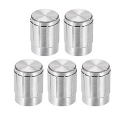 5pcs Potentiometer Knob Silver Tone Rotary Knob 13x 17mm Volume Control Knob