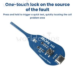 5pcs Type-C XA5 Motherboard Coil Tester Electromagnetic Inductor Detector Tool