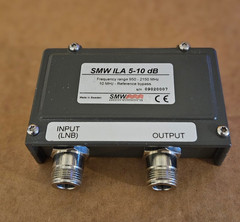 SMW Swedish Microwave L-Band In-Line Amp, 5-10 dB, 50 ohms