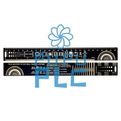 NEW 25cm Multifunctional PCB Ruler Measuring Tool Resistor Capacitor Chip IC M8