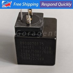 2PCS NEW Solenoid Valve Coil For Rexroth R900020175 110V/50HZ/60HZ 30-33W