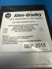Allen-Bradley 1609-500SBAT 350/500VA 40C Series-A UPS System Battery