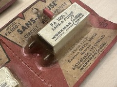 Sans-A-Fuse FA 1000-1 Circuit Breakers Replaces Zenith 136-71, Emerson, Motorola