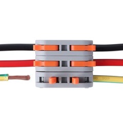 XHF 31PCS Conductor Compact Connectors Lever Wire Nuts, 30 PCS, Orange