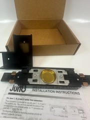 Juno Acuity Brands T24NBL 244WWH Track Light Double End Feed Connector Black