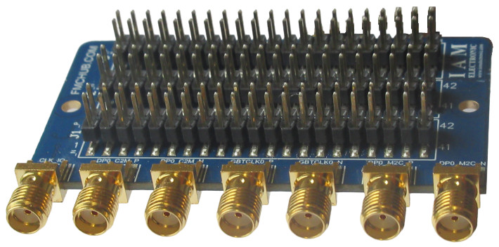 FPGA Mezzanine Card (FMC) LPC Pin Header Board