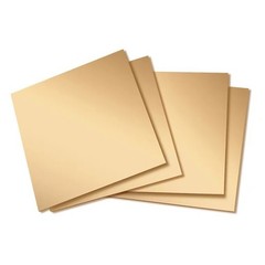 H62 Brass Sheet Metal Sheets Model Craft DIY 0.3-10mm Thickness – Multiple Sizes
