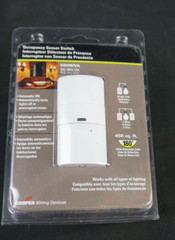 Cooper Wiring OS306U-W-K Single Pole And 3-Way Occupancy Vacancy Sensor- White