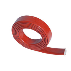 Silicone Coated Fibreglass Heat / Fire Sleeve Protection Sleeving 4mm ~ 70mm ID