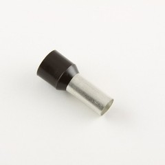 4 Ga. Black Insulated Ferrules, 0.63″ Pin Lg. – (pack of 50)