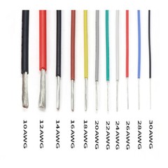 UL3135 10AWG to 30AWG 600V Silicone Power Cable Tinned Copper Wire 200℃