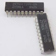 1x ZX74HCT244-2N ZYTREX IC MOS 74HCT244 DIP-20