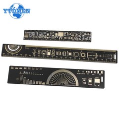 3-Type PCB Ruler Set 15/20/25cm SMD Component Multi-functional Measuring Tool