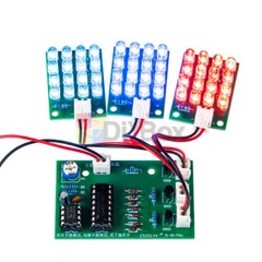 DIY CD4017+NE555 Water Flow Light LED Electronic Kit Soldering Learning Project