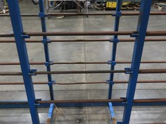 Industrial Custom Wire Spool Organizer Rack Cable Management 36 Rod 113x32x90″