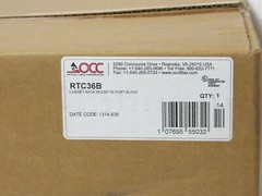 Optical Cable Corporation RTC36B 36 Port 2U Fiber Optic Cable Cabinet [CTOKT]
