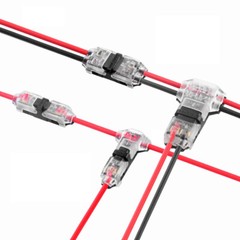 Low Voltage Wire Connectors Quick Solderless Wire Splice Connector 1/2/3 Way 24X