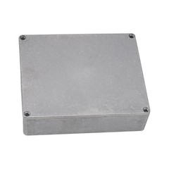Effect Aluminum Box Metal Electric Case Instrument,Silver Enclosure Project Box