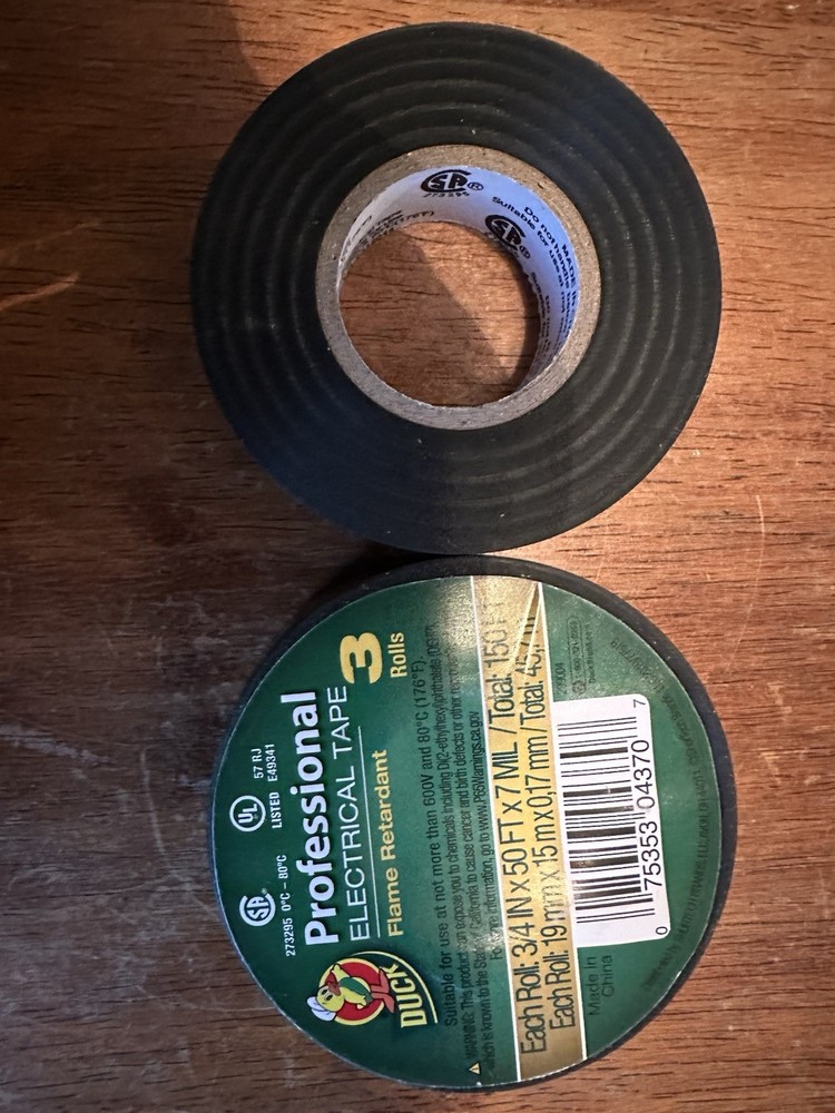Duck Professional Electrical Tape Flame Retardant 2 Rolls 273295