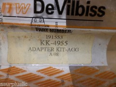 DEVILBISS KK-4955 FAN CONTROL ADAPTER KIT PAINT SPRAYING EQUIPMENT 191553 NOS