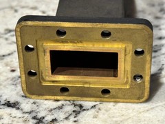 APOLLO Model 11159 Vintage Rigid Twist Waveguide Black w/Red Caps Canada Made