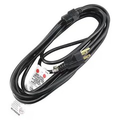 Power Cord, 5-15P, Sjt, 15 Ft., Blk, 13A, 16/3, 5Xfn7id