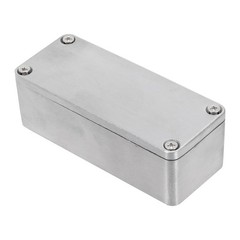 Effect Aluminum Box Metal Electric Case Instrument,Silver Enclosure Project Box