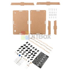 Digital Circuit Clock DIY Electronic Kit Electronic Clock Teaching Kit + Case