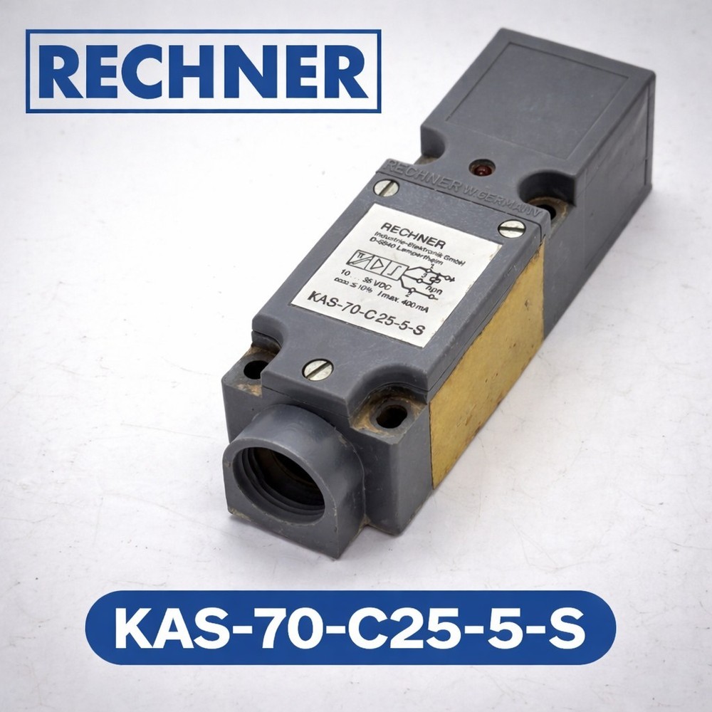 Rechner KAS-70-C25-5-S Capacitive Proximity Sensor 10–35VDC NPN Industrial