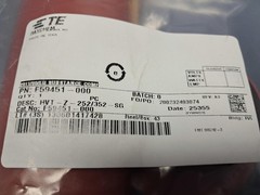 Kit of 3 -TE Connectivity HVT-Z-252/352-SG Power Cable Terminations – F49451-000