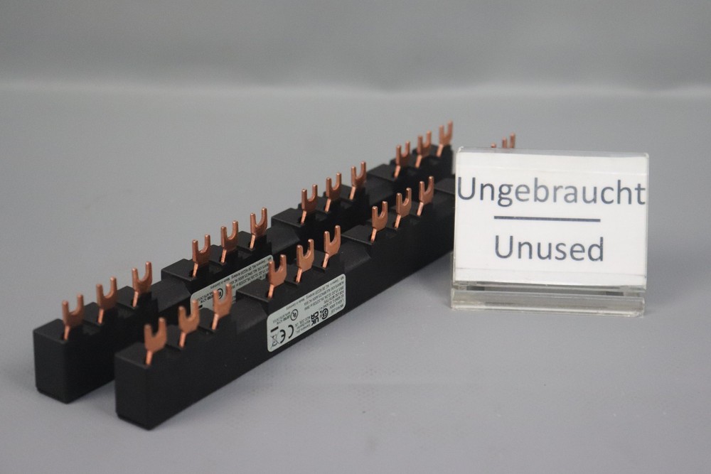 Siemens 2X 3RV1915-2CB 3-Phase Busbar 63A 690V Unused