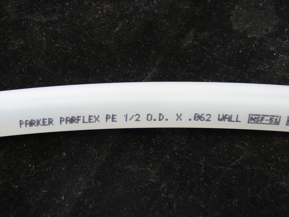 PARKER POLYETHYLENE PARFLEX E-86-0500 1/2″ x 0.062″ 90PSI (PER 10FT) *NNB*