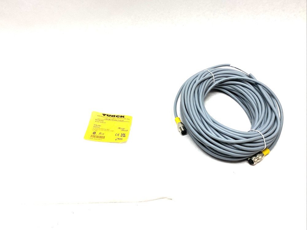 Turck RK 4.4T-20-RS 4.4T Eurofast Double Ended Cordset 4-Pin M12 20m U2172-21