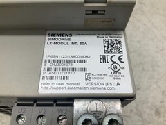 Siemens 1P 6SN1123-1AA00-0DA2 Simodrive LT Modul INT 80A Version A 6SN1123 (TBI)