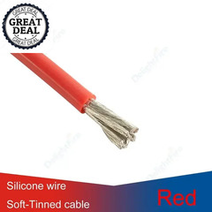 Silicone Solar Panel Electrical Cable Wire Heat Resistant for Car Auto Battery