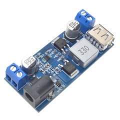 DC-DC 24V/12V To 5V 5A Step Down Power Supply Buck Converter USB Charging Module