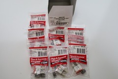 Lot of 7 Pass & Seymour S58-OR Cat5e Keystone Jacks Orange 568A/568B 8P8W New