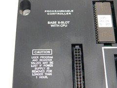 GE Fanuc Programmable Controller Base 5-Slot with CPU Non-CPU Slots