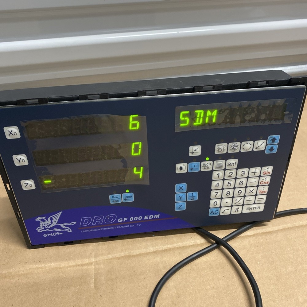 Griffin GF800 DRO Digital Readout for Milling Grinding Lathe EDM Machine！…works