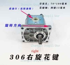 Gear Pump CBN-F306/F314/F316/F320/F325 Hydraulic Oil Gear Pump Spline Flat Key