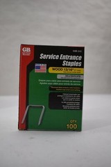 Lot Of 10 Gardner Bender GSE-310 Wood Entrance Cable Staples 13/16″ 21 mm