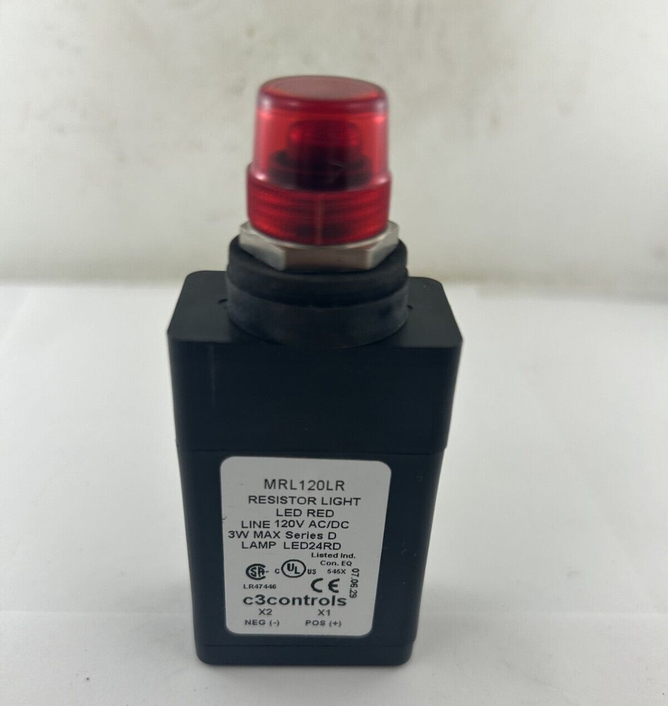 C3 CONTROLS MRL120LR Resistor Light LED RED