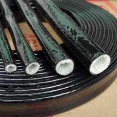 4mm-130mm Silicone / Fibreglass Fire Sleeving HIGH TEMP Sleeve Insulating Hose