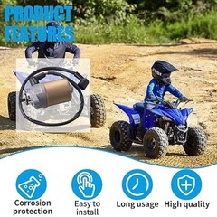10 Teeth Starter Motor for GY6 49cc 50cc Scooter 139QMB Moped ATV Go Karts