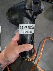 Hubbell 8.4kV MCOV Elbow Arrester, 215ELA10 ^