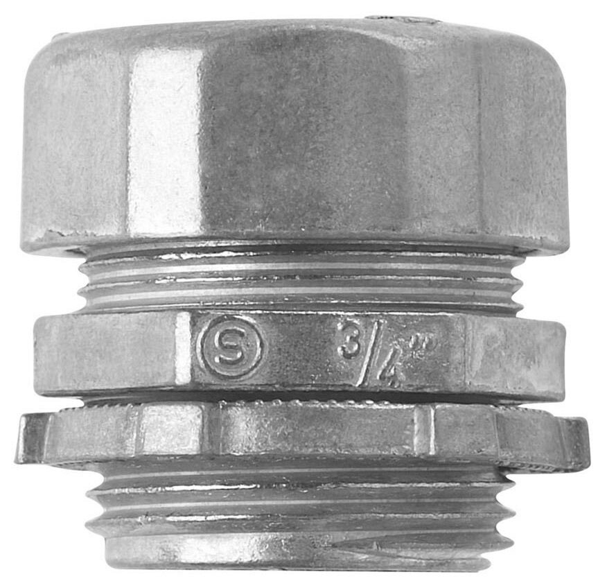 Crouse-Hinds 1651DC, 3/4″, Die-Cast Zinc, EMT Compression Connector, 1pc