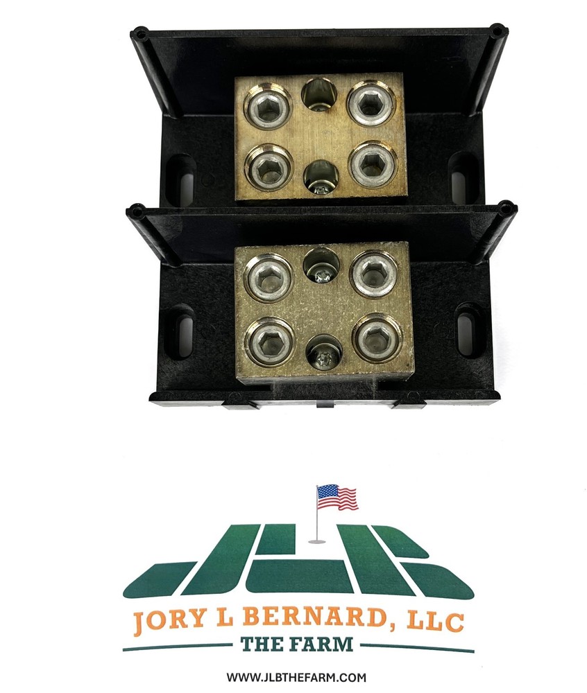 BURNDY, BDA-22-350, LOT OF 2, VERSI-POLE POWER DISTRIBUTION BLOCK, 600V, NEW