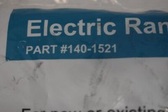 Pro Elec 140-1521 Electric Range Power Cord 125/250V 50A 4 ft 8/1 Gauge 3