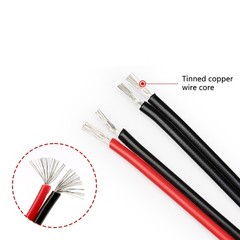 UL2468 2-Way PVC Heavy Duty Flat Wire Cable , 16/18/20/22/24/26/28/30 AWG